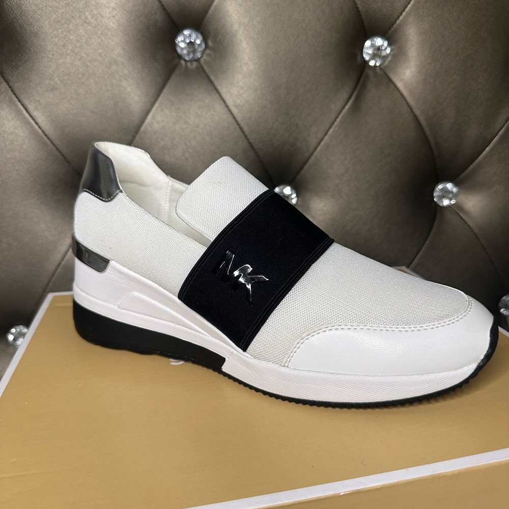 White/Black Michal Kors Sneakers